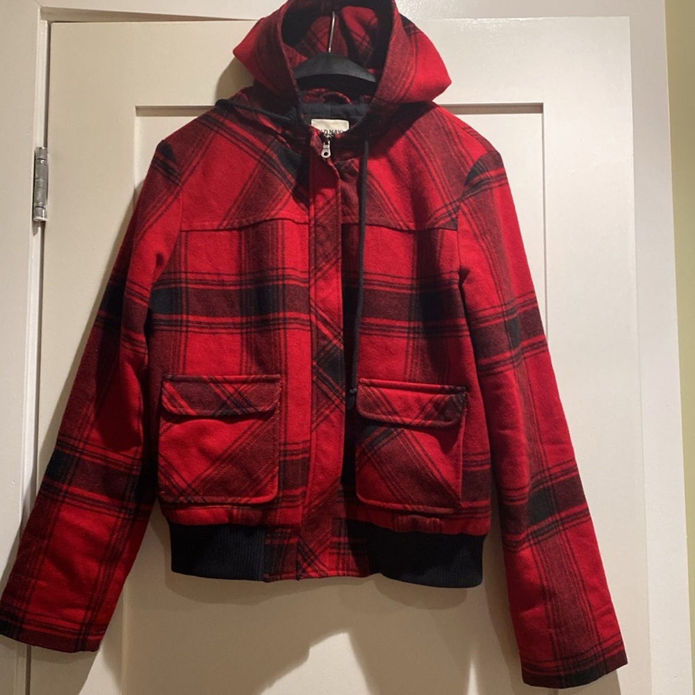Old Navy plaid jacket. Size Lg